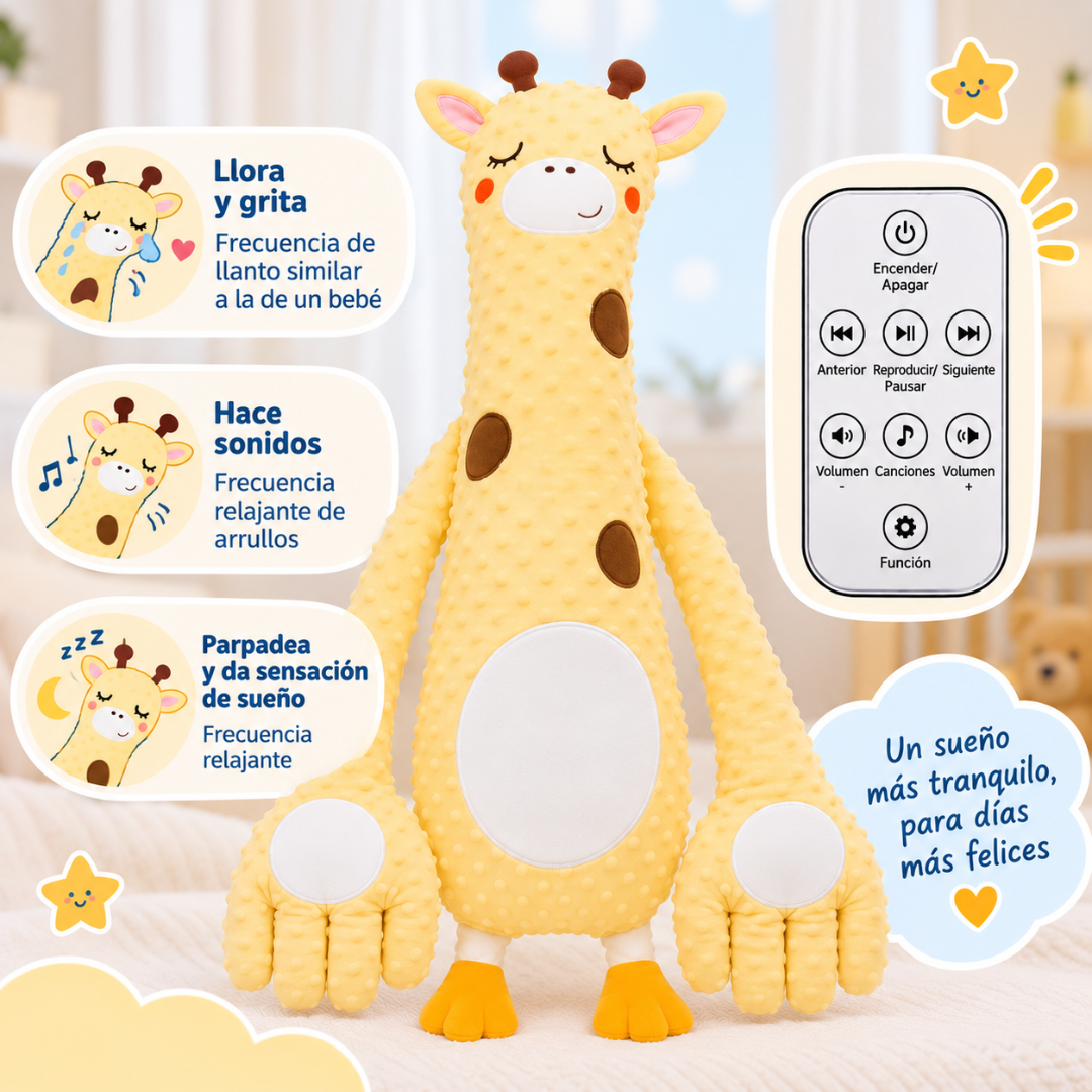 Almohada Calmante con Palmaditas para Bebés